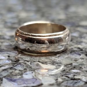 Sterling Silver Miligrain Ring 8.7g